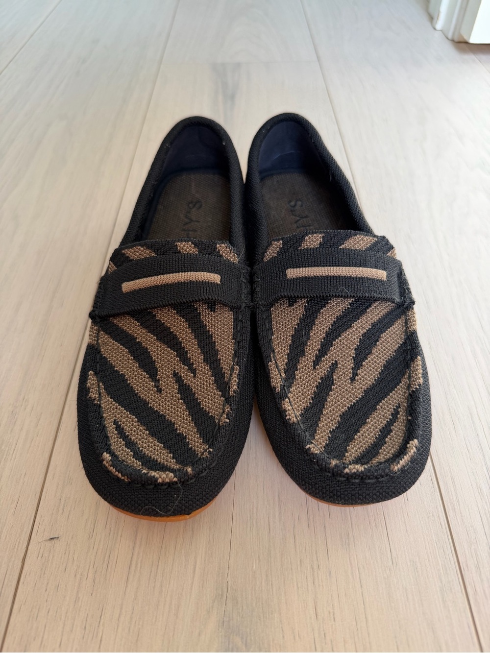 [Rothy’s] Zebra-Pattern Driver Loafers size 7 w